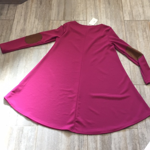 Magenta Swing Dress - Picture 3 of 3